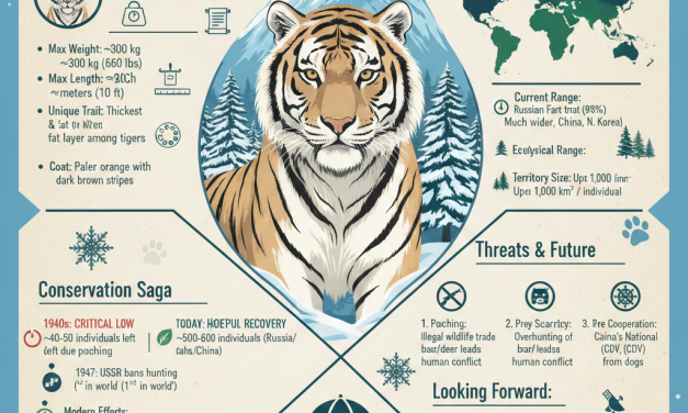 Perjuangan Harimau Siberia Melawan Kepunahan di Musim Dingin