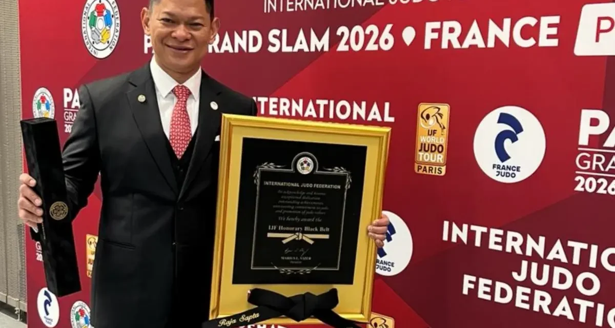 Sejarah! Oktohari Raih Penghargaan Tertinggi Judo Dunia