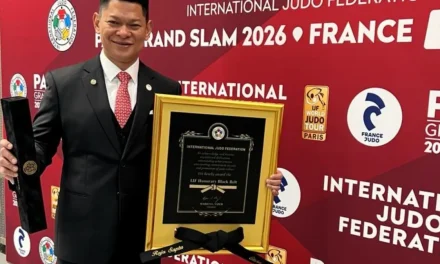 Sejarah! Oktohari Raih Penghargaan Tertinggi Judo Dunia