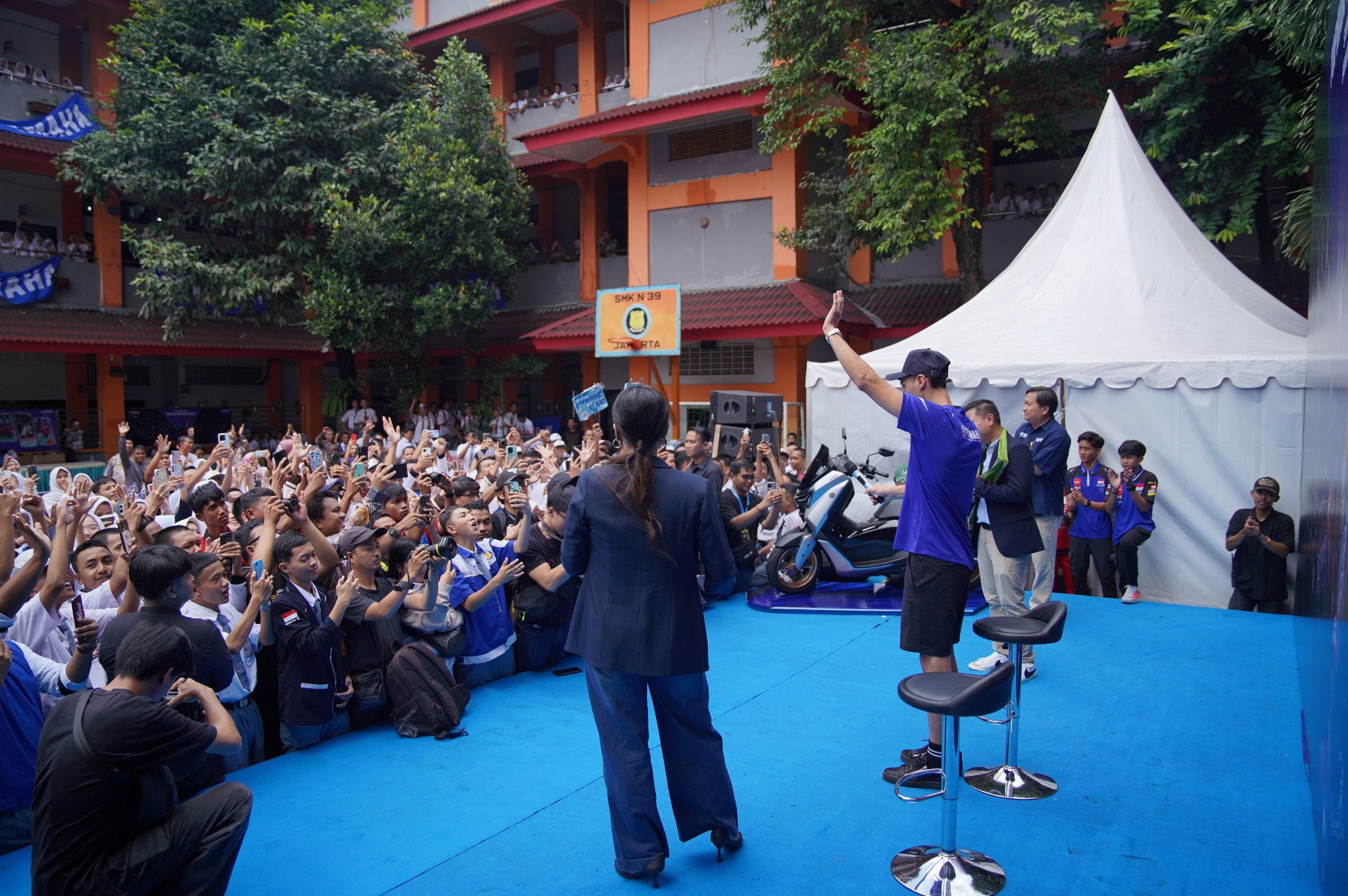 Siswa SMKN 39 Nonton Langsung Freestyle Toprak!