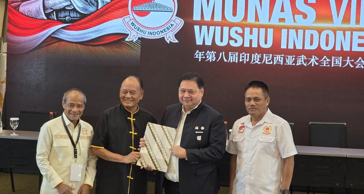 Airlangga Kembali Pimpin Wushu, Ini Target Besarnya