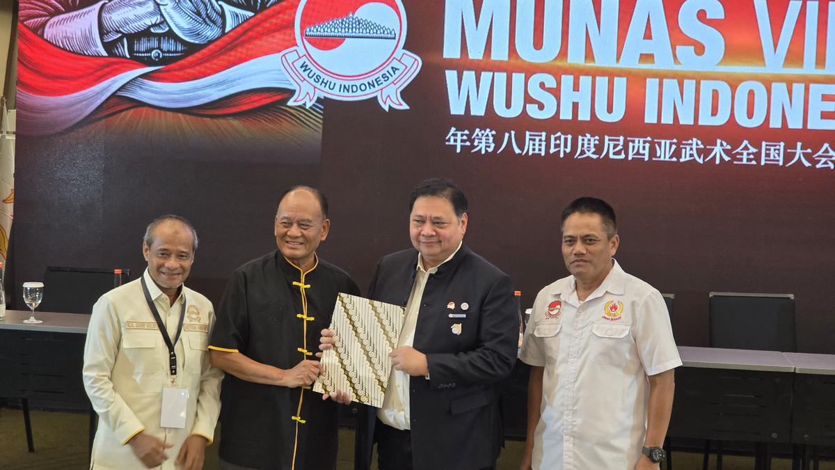 Airlangga Kembali Pimpin Wushu, Ini Target Besarnya