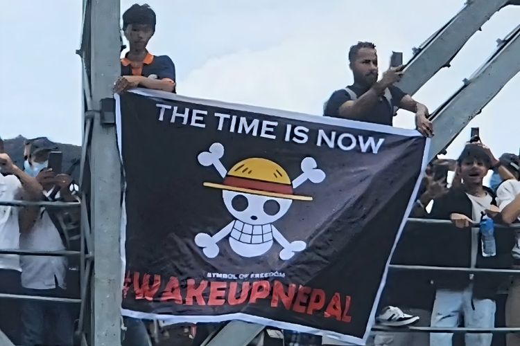 Kreatif Tapi Nusuk, Rakyat Pakai Simbol One Piece Buat Demo